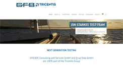 Desktop Screenshot of gfb-consulting.de